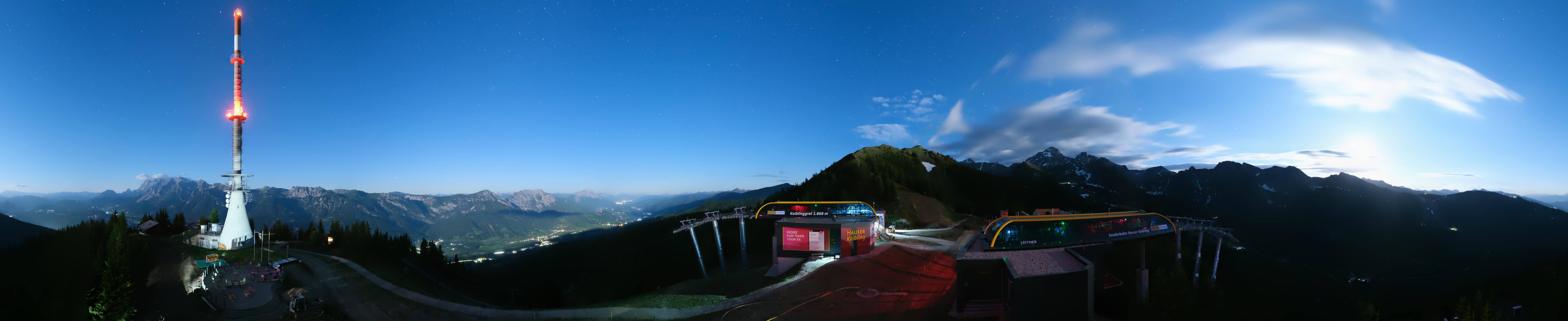Archived image Webcam 360 degree Panoramic view Hauser Kaibling