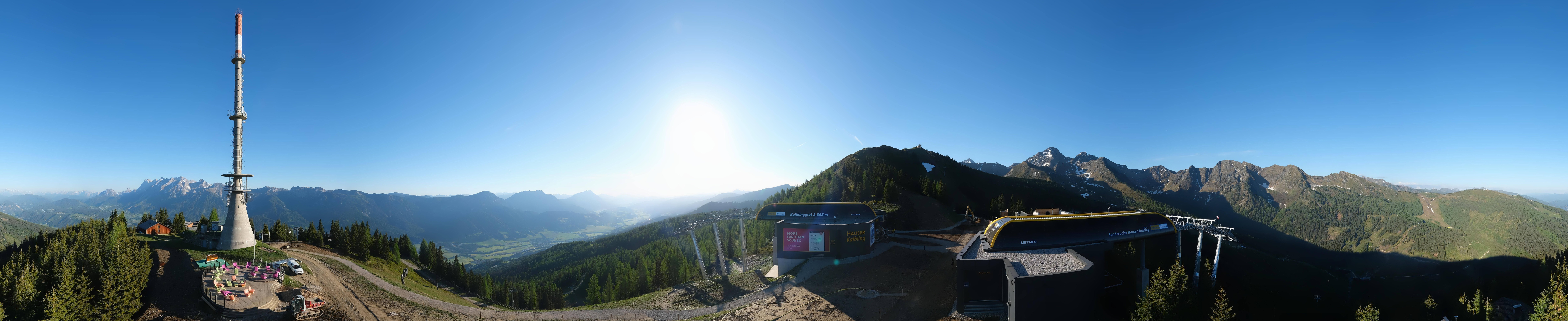 Archived image Webcam 360 degree Panoramic view Hauser Kaibling
