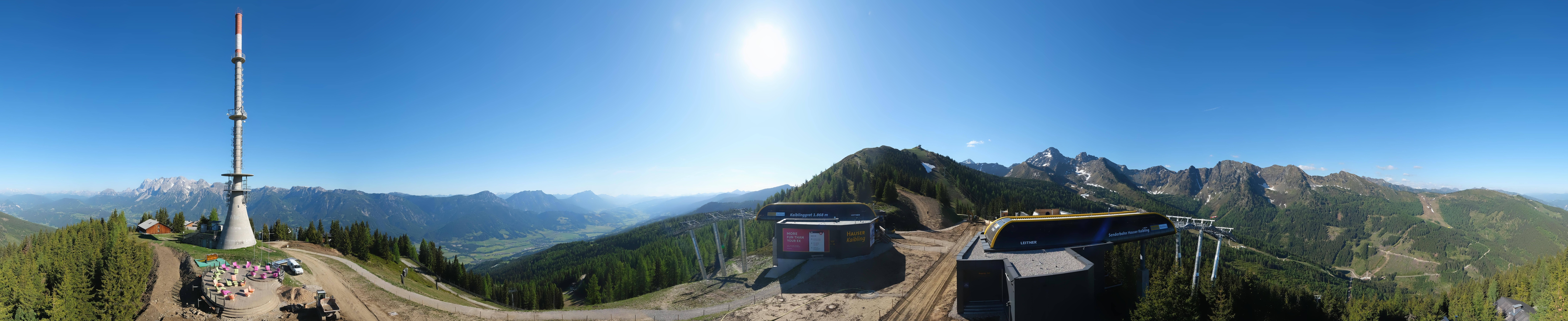 Archived image Webcam 360 degree Panoramic view Hauser Kaibling