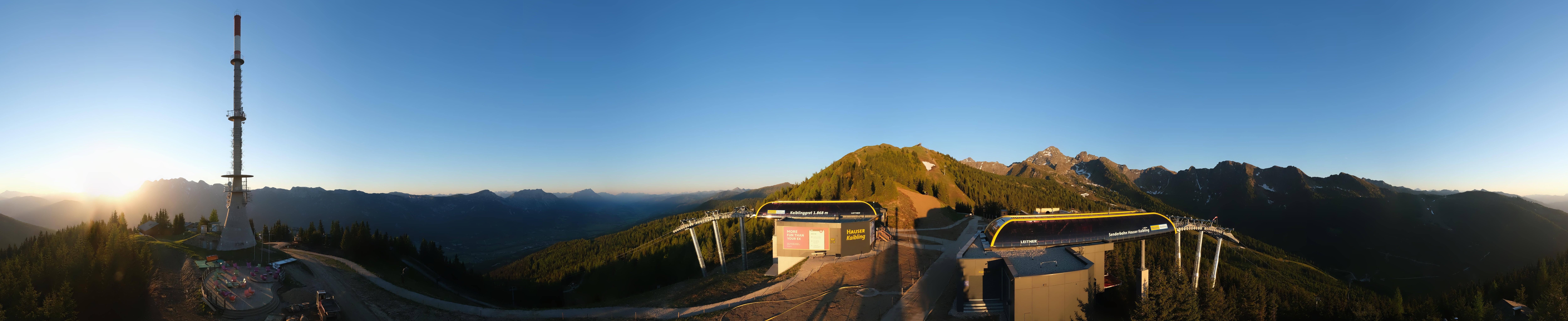 Archived image Webcam 360 degree Panoramic view Hauser Kaibling