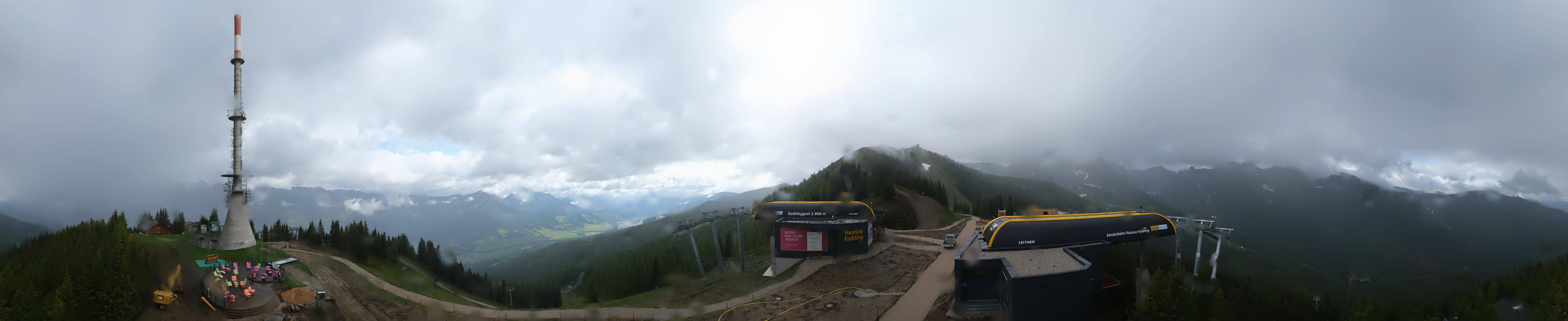Archived image Webcam 360 degree Panoramic view Hauser Kaibling