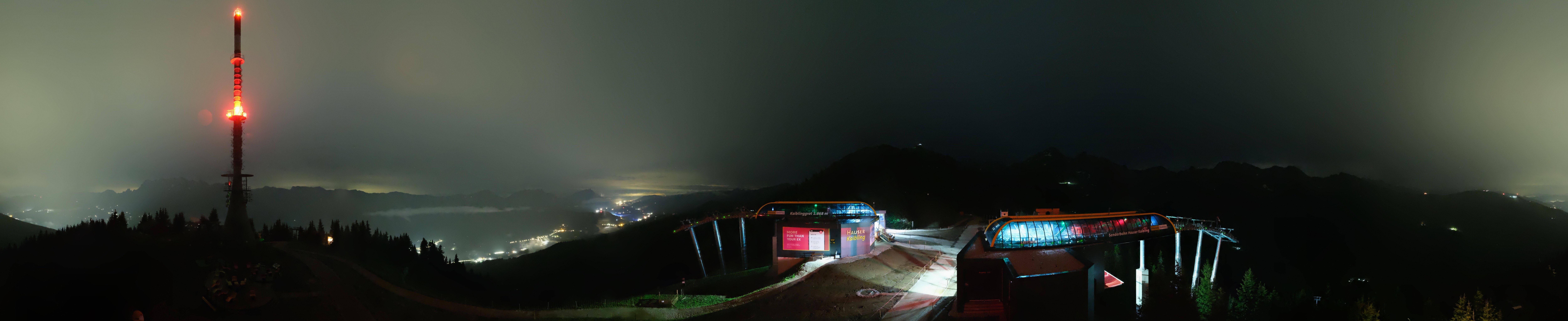Archiv Foto Webcam Hauser Kaibling: Panorama Sendemast