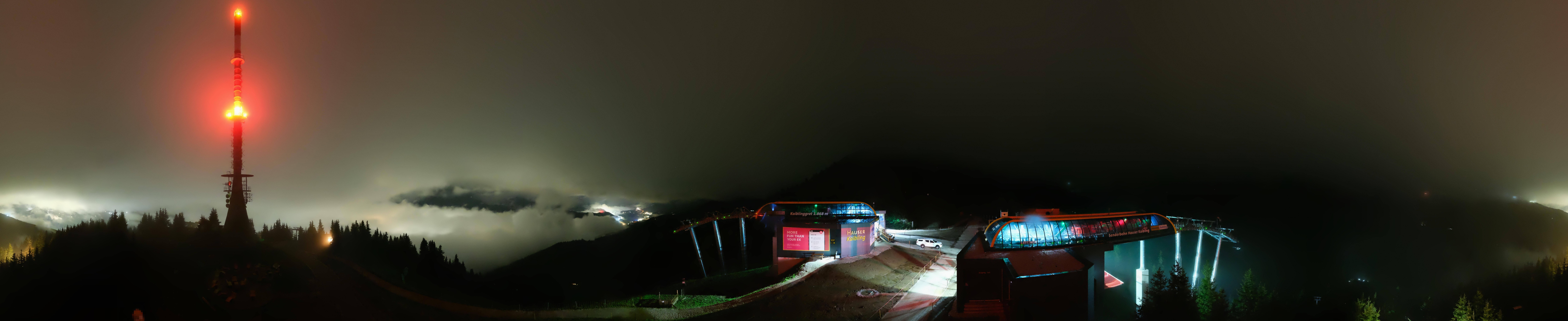 Archiv Foto Webcam Hauser Kaibling: Panorama Sendemast