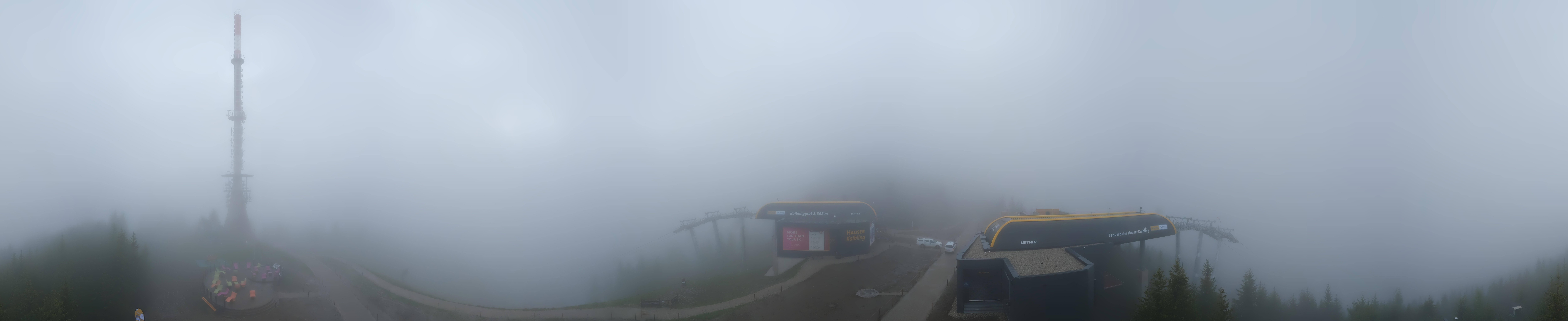 Archiv Foto Webcam Hauser Kaibling: Panorama Sendemast