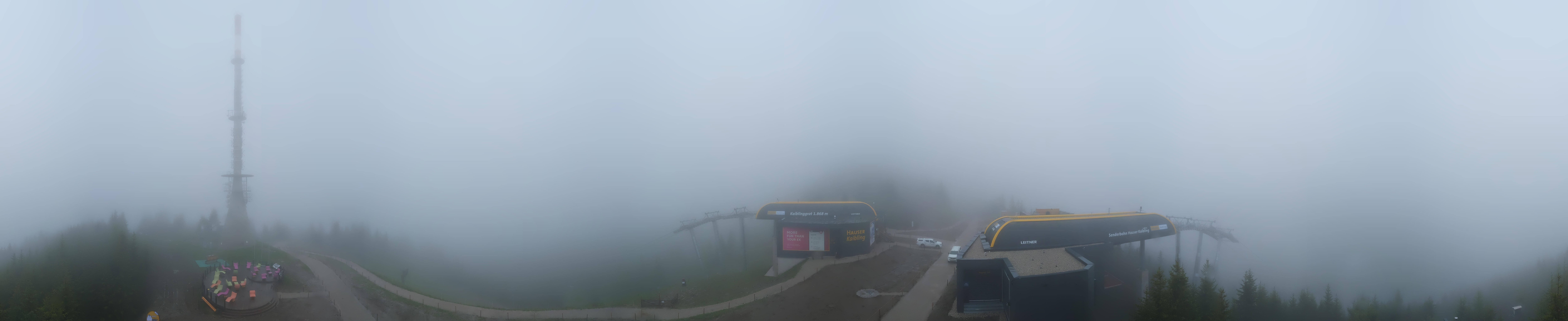 Archiv Foto Webcam Hauser Kaibling: Panorama Sendemast