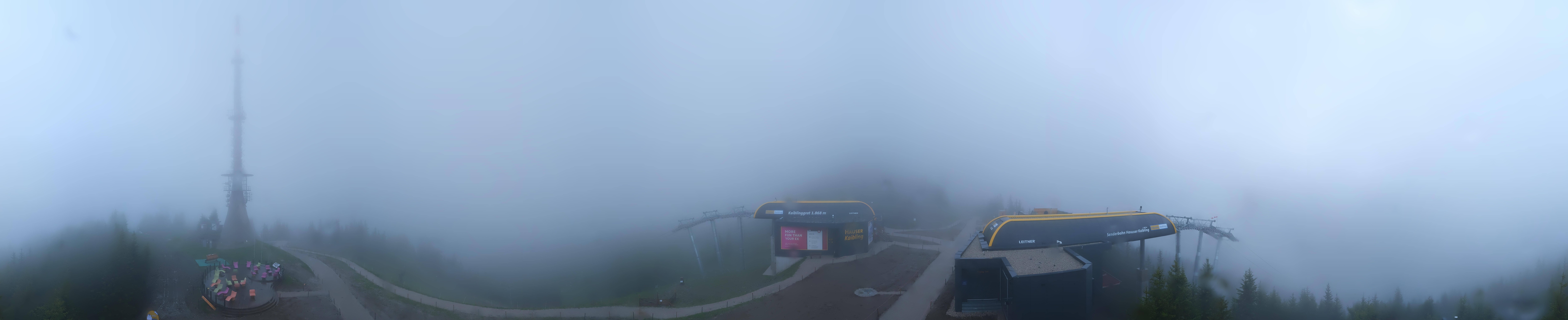 Archiv Foto Webcam Hauser Kaibling: Panorama Sendemast