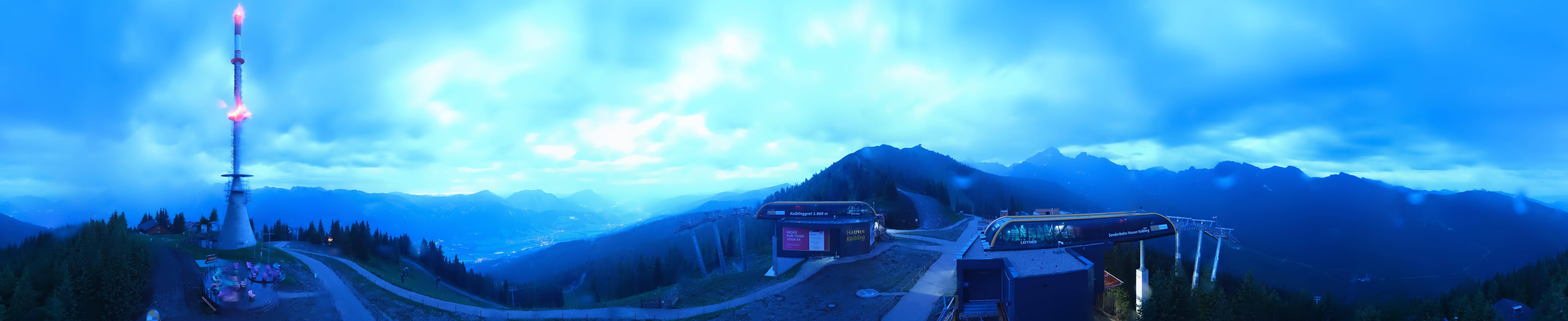 Archived image Webcam 360 degree Panoramic view Hauser Kaibling