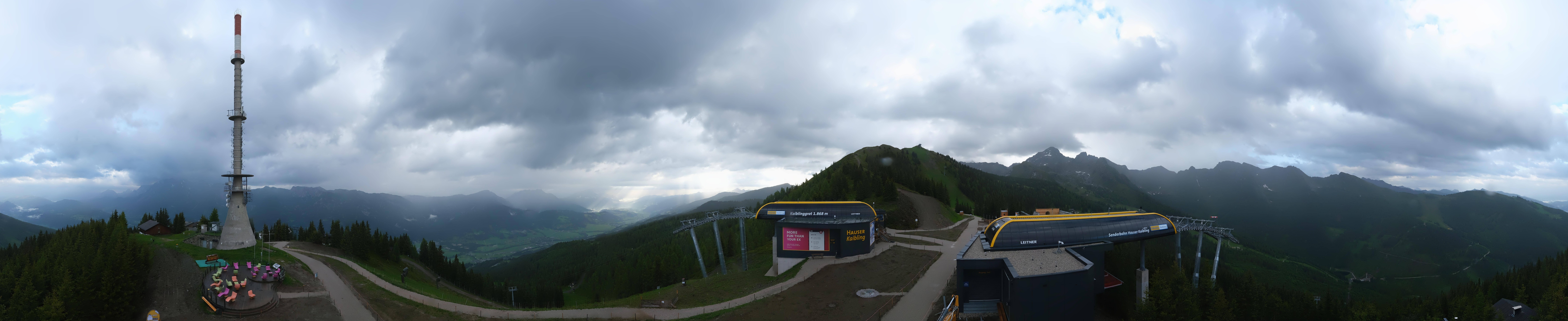 Archived image Webcam 360 degree Panoramic view Hauser Kaibling