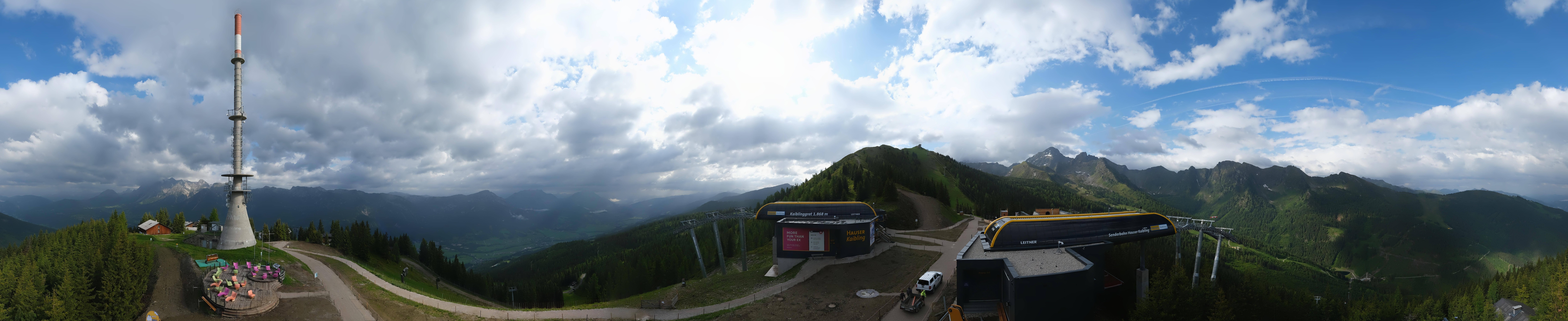 Archived image Webcam 360 degree Panoramic view Hauser Kaibling