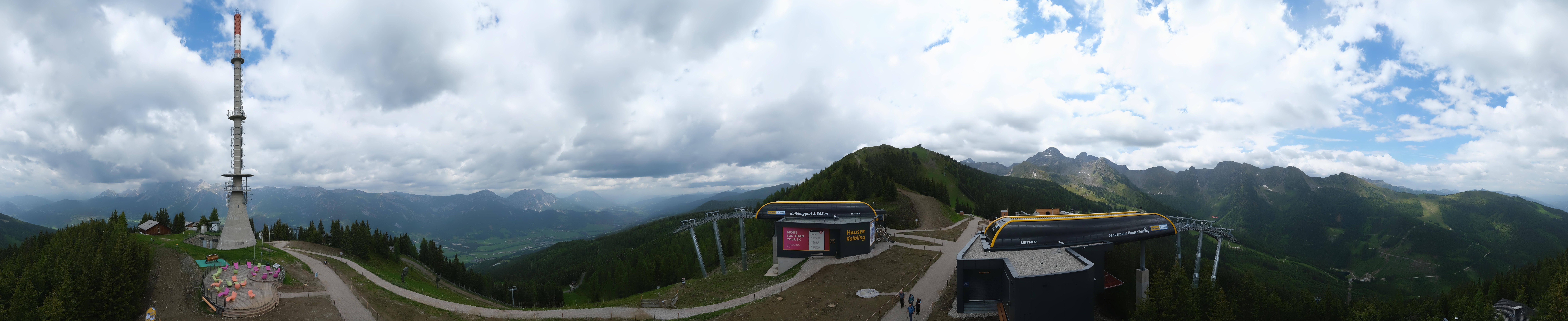 Archived image Webcam 360 degree Panoramic view Hauser Kaibling