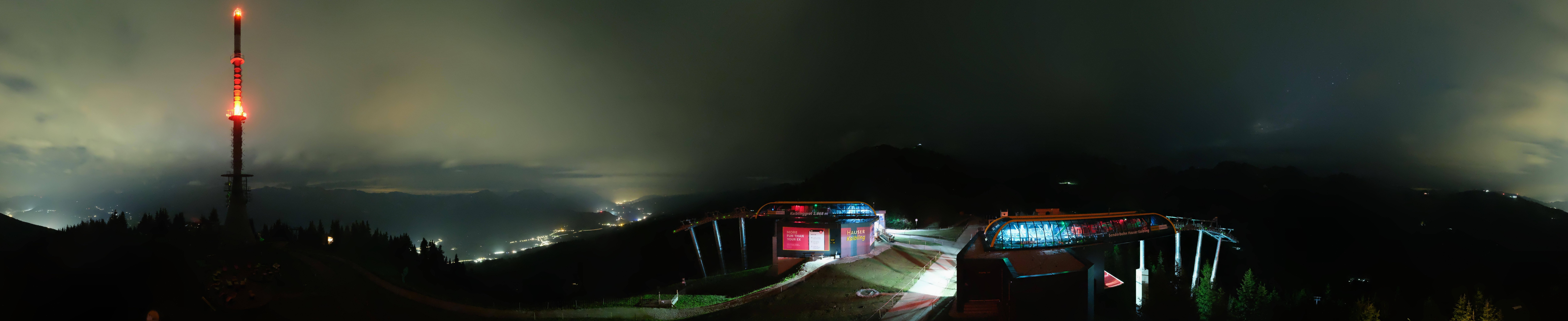 Archiv Foto Webcam Hauser Kaibling: Panorama Sendemast