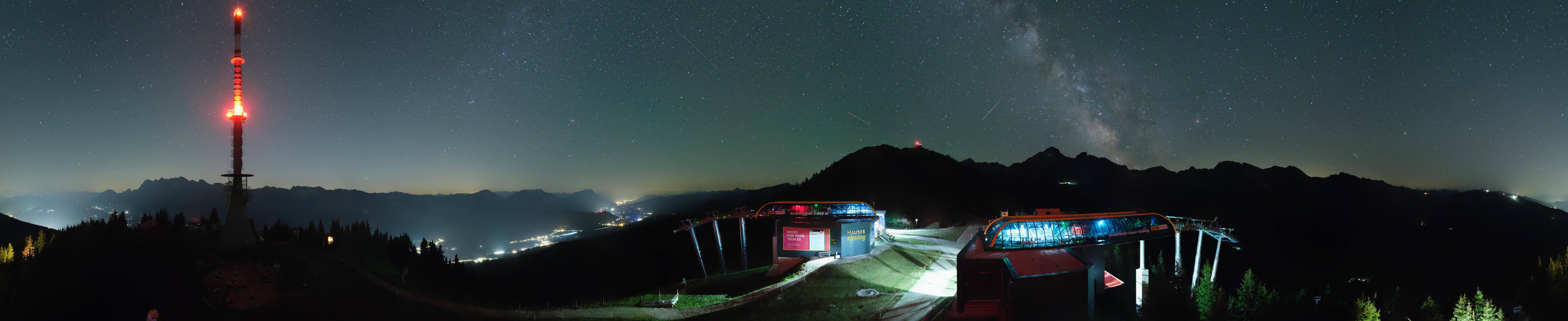 Archiv Foto Webcam Hauser Kaibling: Panorama Sendemast