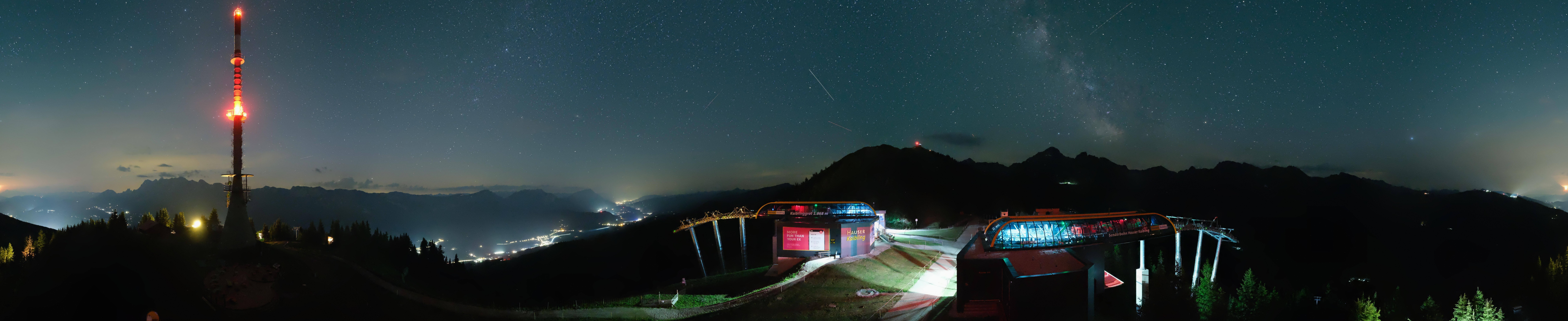 Archived image Webcam 360 degree Panoramic view Hauser Kaibling