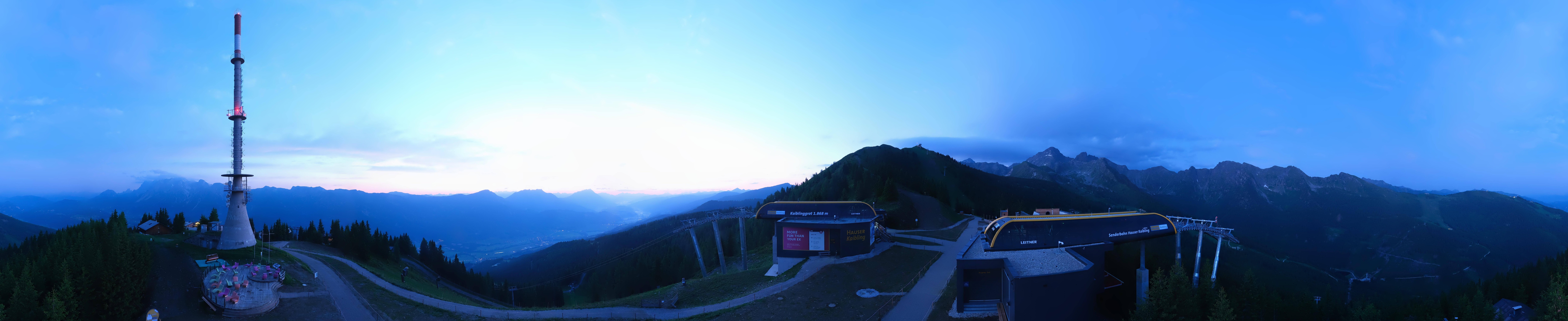 Archived image Webcam 360 degree Panoramic view Hauser Kaibling