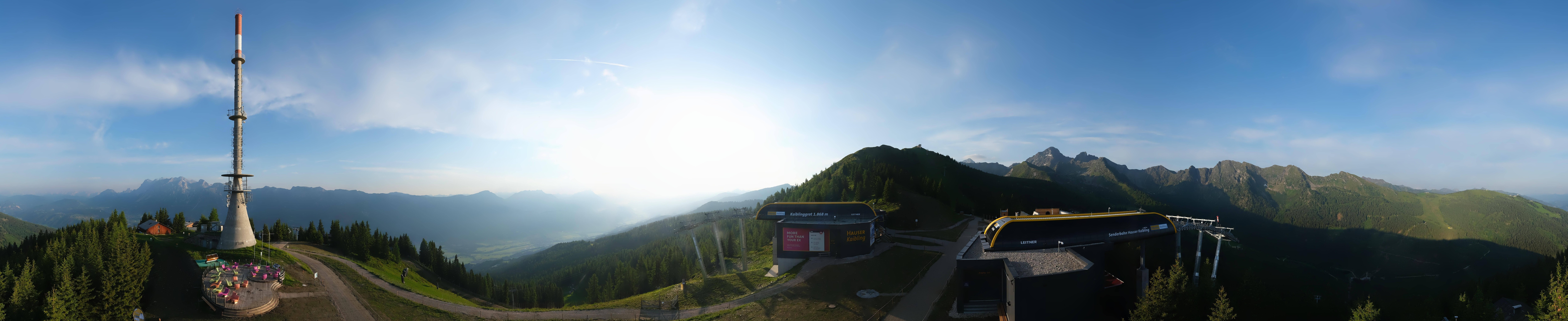Archived image Webcam 360 degree Panoramic view Hauser Kaibling