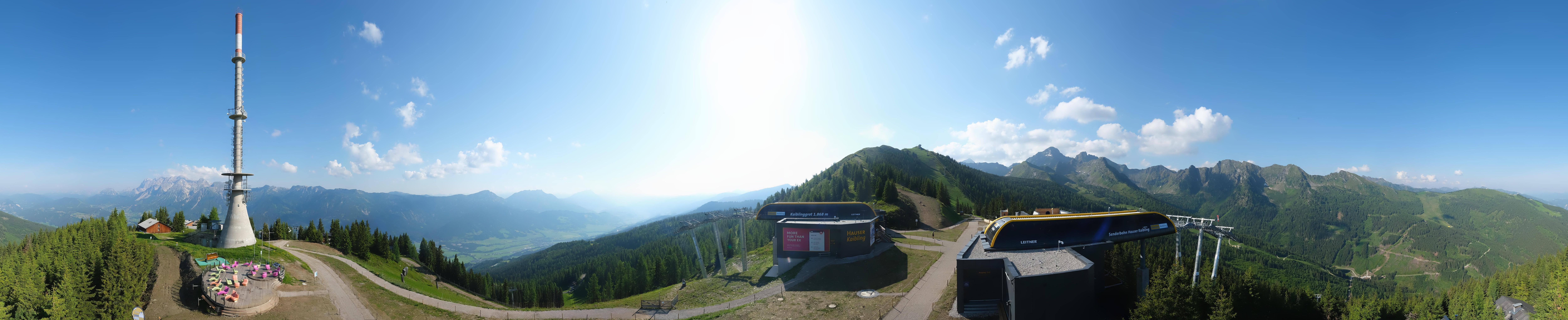 Archived image Webcam 360 degree Panoramic view Hauser Kaibling