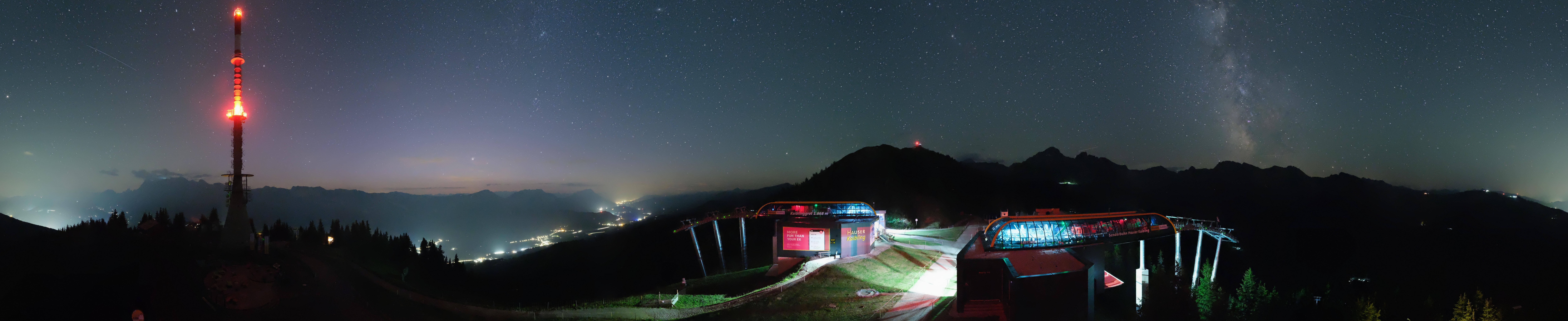 Archiv Foto Webcam Hauser Kaibling: Panorama Sendemast