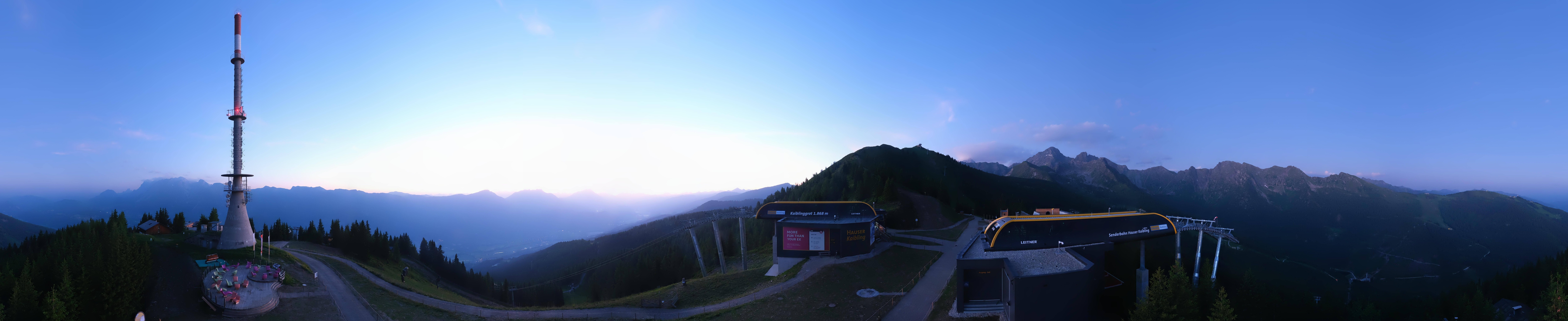 Archived image Webcam 360 degree Panoramic view Hauser Kaibling