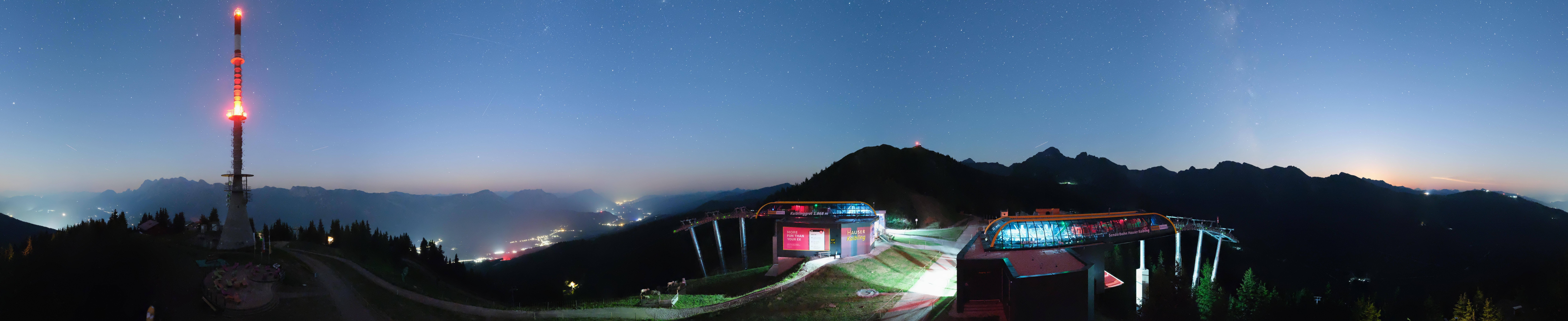 Archived image Webcam 360 degree Panoramic view Hauser Kaibling