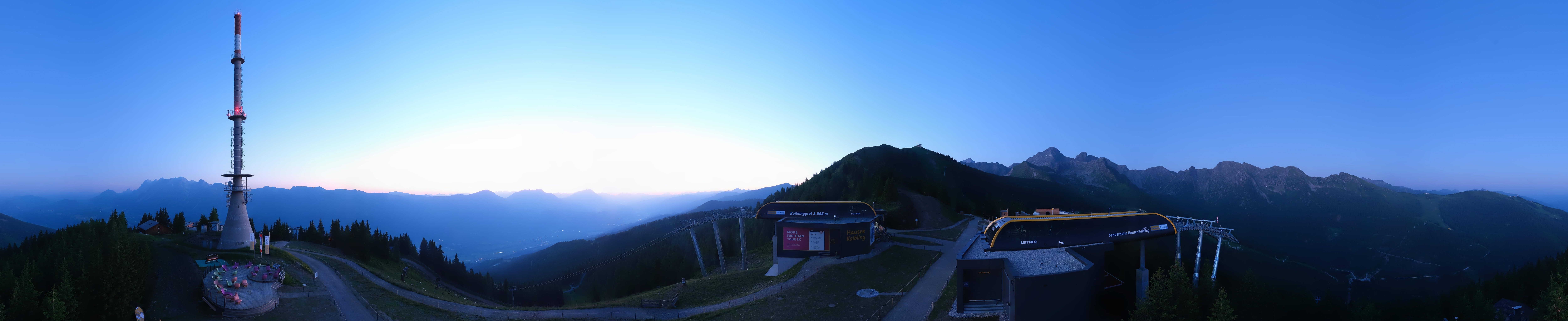 Archived image Webcam 360 degree Panoramic view Hauser Kaibling
