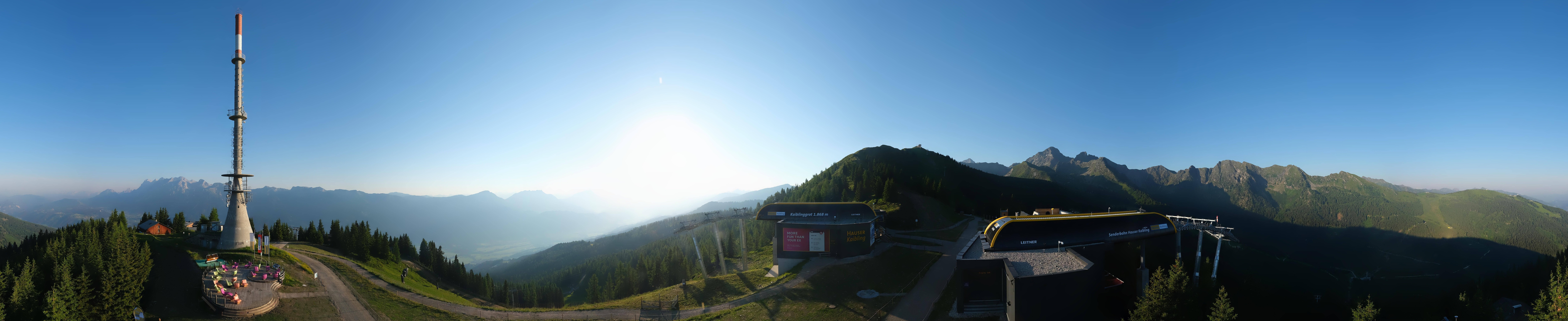 Archived image Webcam 360 degree Panoramic view Hauser Kaibling
