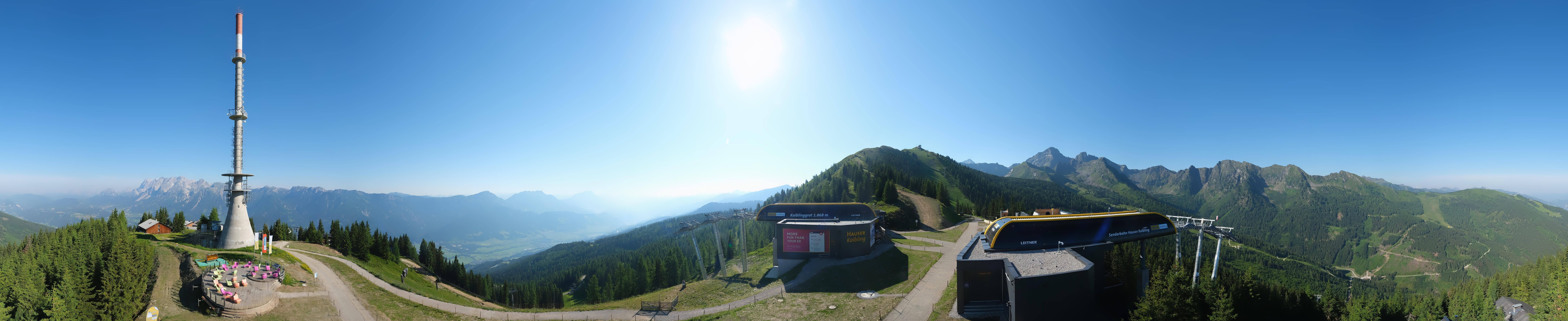 Archived image Webcam 360 degree Panoramic view Hauser Kaibling