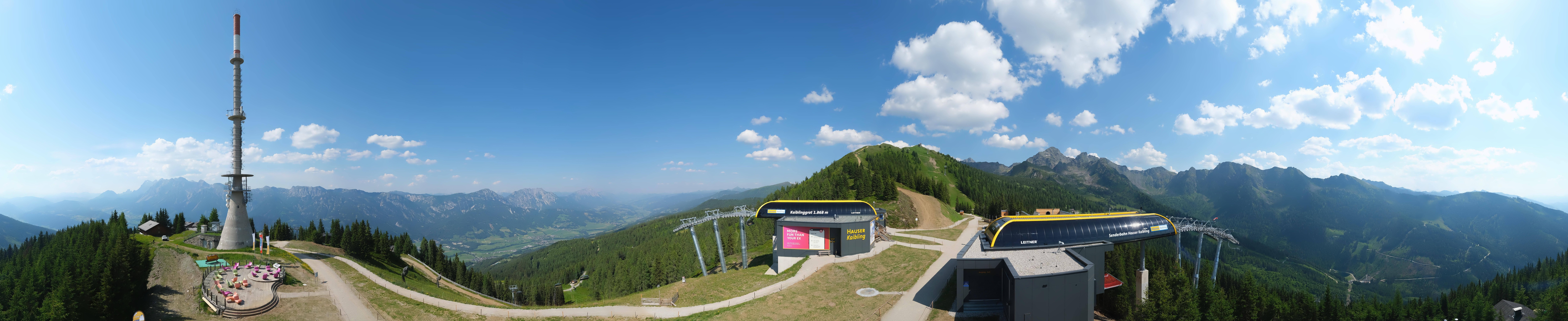 Archived image Webcam 360 degree Panoramic view Hauser Kaibling