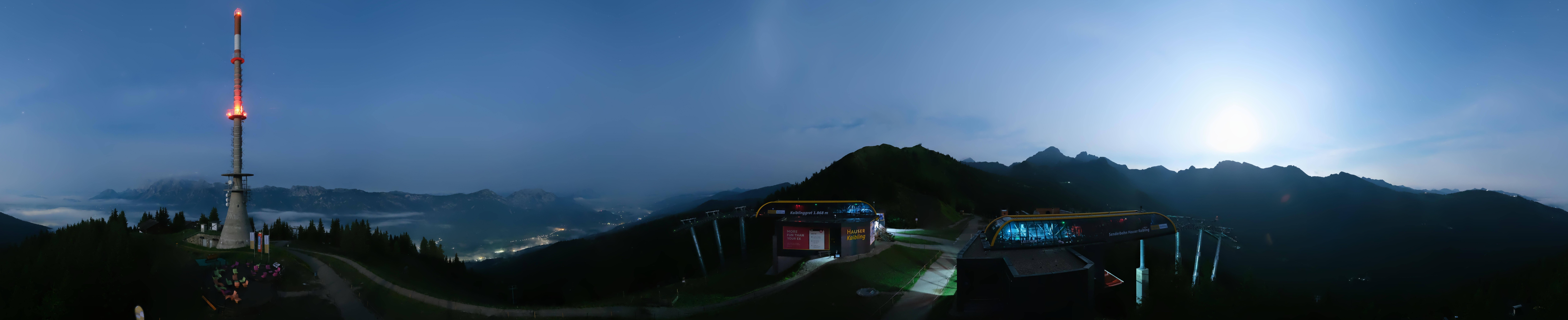Archiv Foto Webcam Hauser Kaibling: Panorama Sendemast