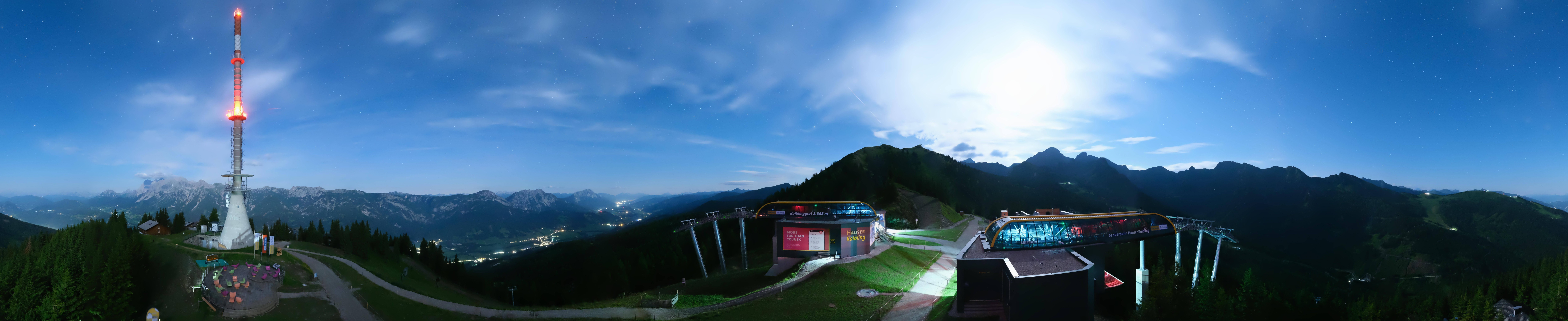 Archived image Webcam 360 degree Panoramic view Hauser Kaibling