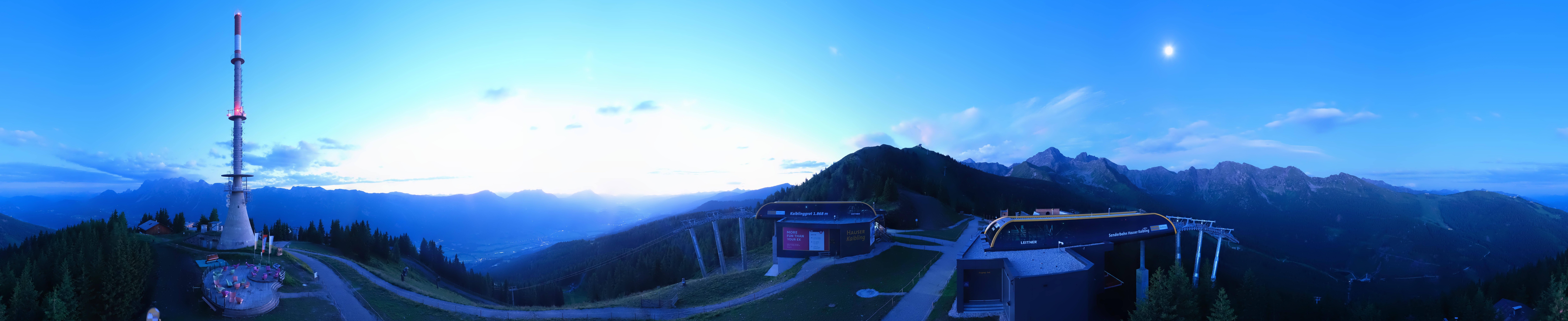 Archived image Webcam 360 degree Panoramic view Hauser Kaibling