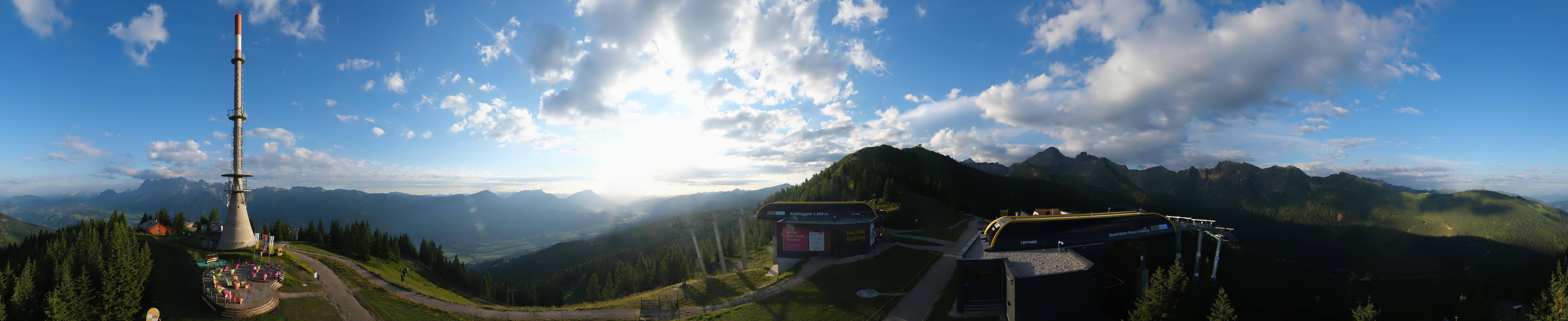 Archived image Webcam 360 degree Panoramic view Hauser Kaibling