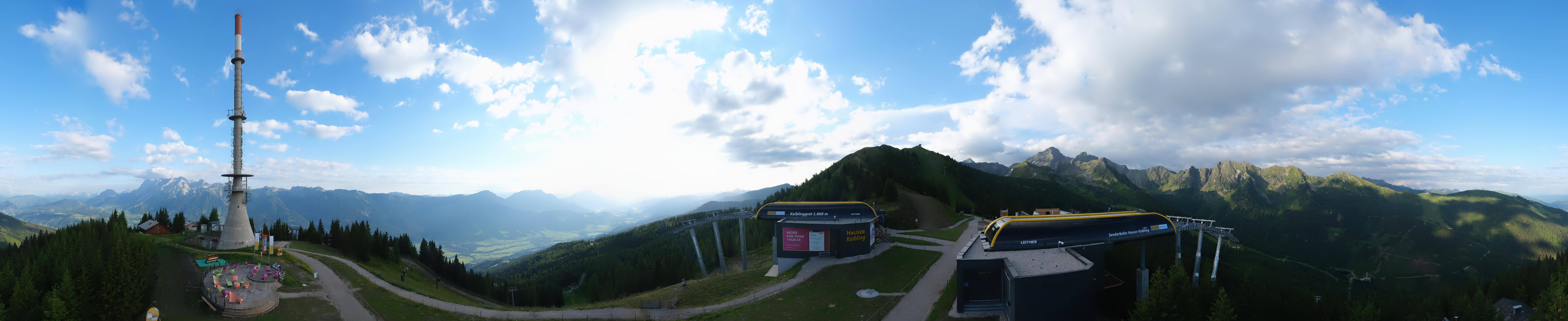 Archived image Webcam 360 degree Panoramic view Hauser Kaibling