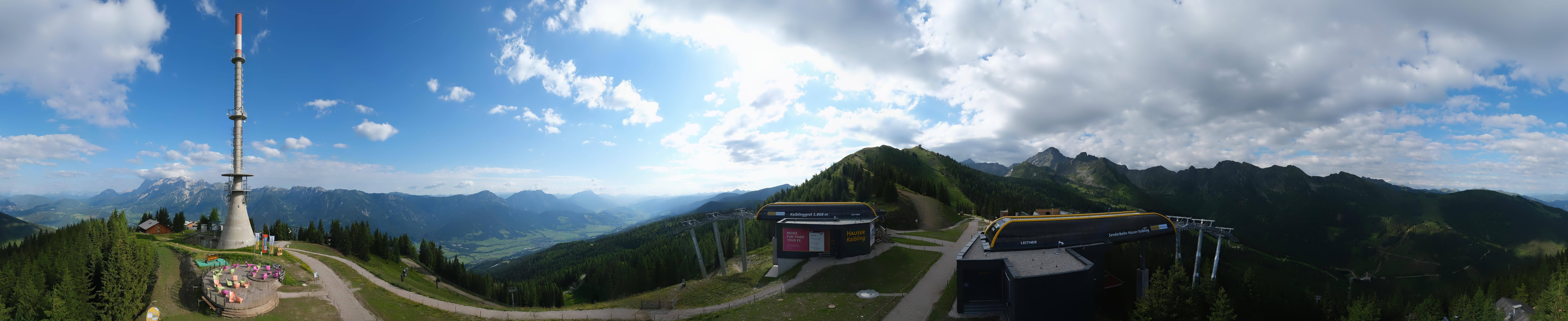Archived image Webcam 360 degree Panoramic view Hauser Kaibling