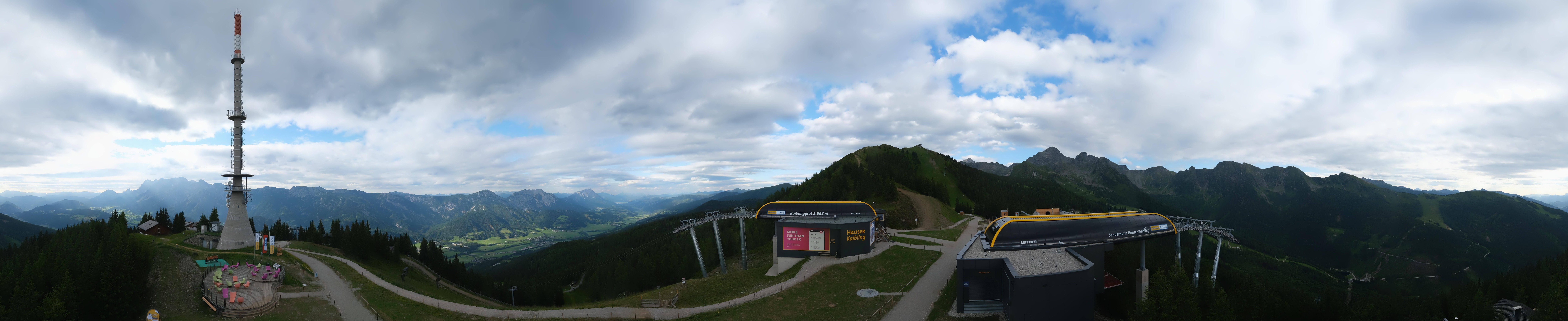 Archived image Webcam 360 degree Panoramic view Hauser Kaibling