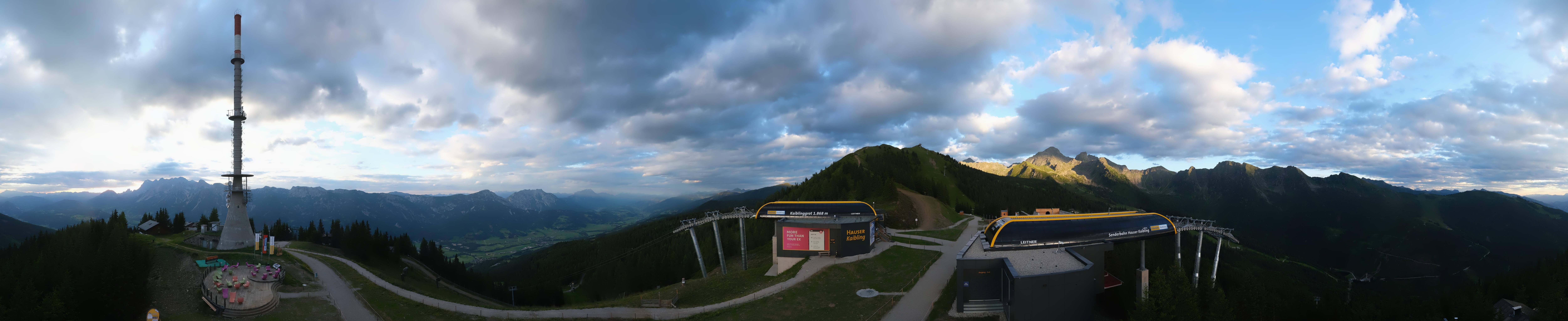 Archived image Webcam 360 degree Panoramic view Hauser Kaibling