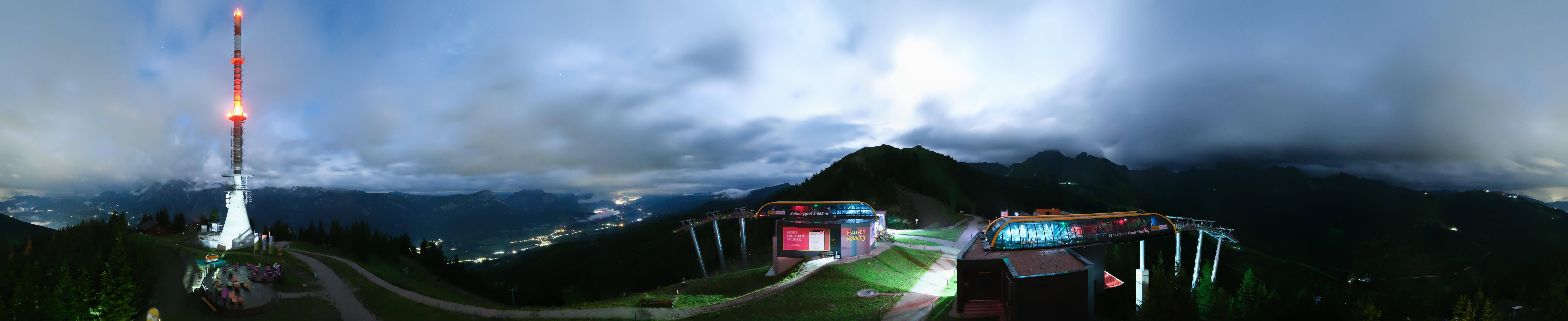 Archived image Webcam 360 degree Panoramic view Hauser Kaibling