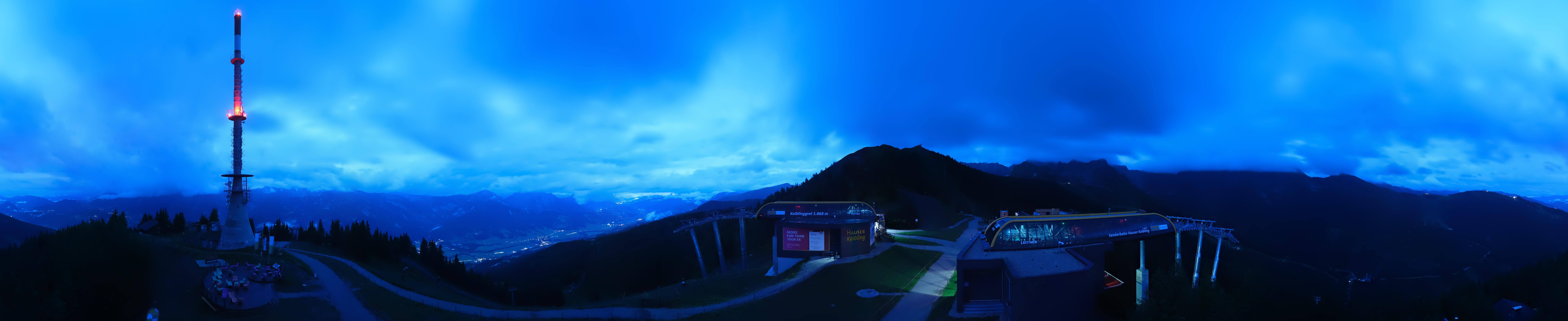 Archived image Webcam 360 degree Panoramic view Hauser Kaibling