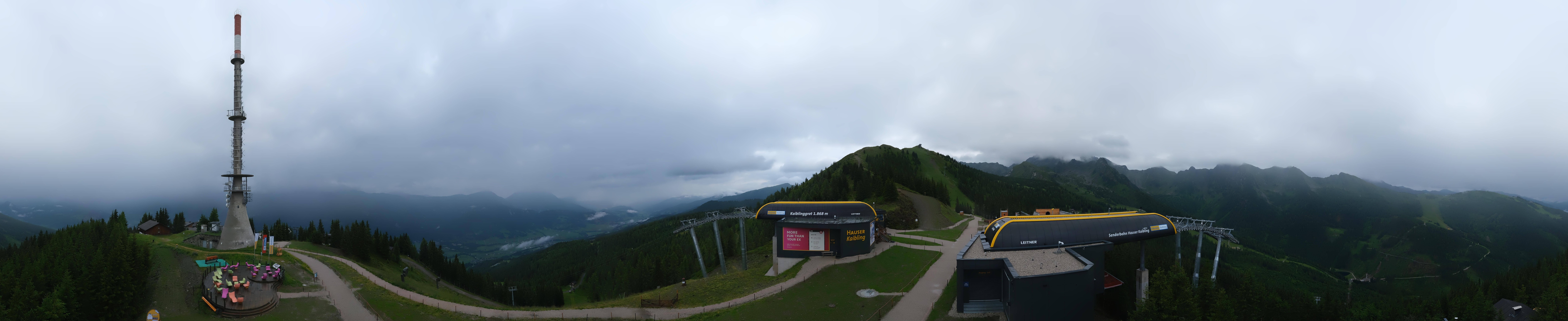 Archived image Webcam 360 degree Panoramic view Hauser Kaibling