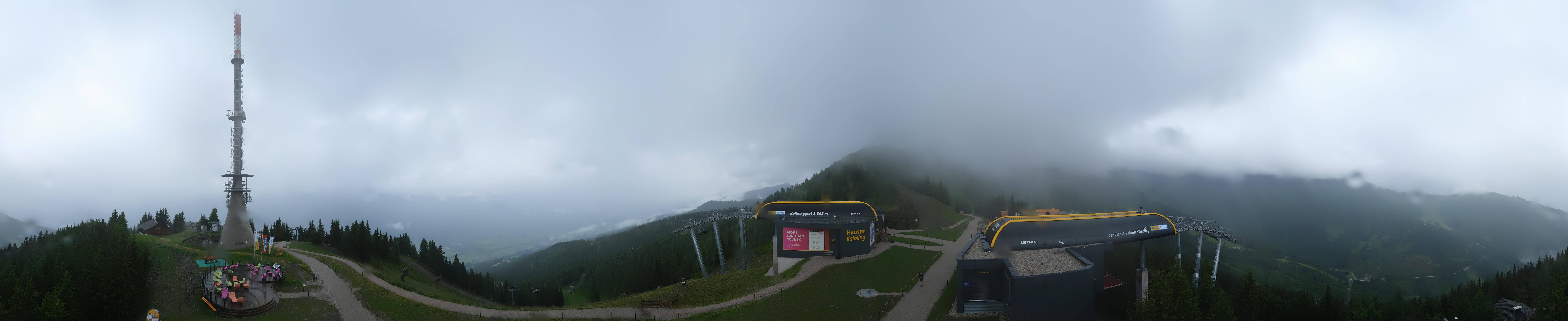 Archived image Webcam 360 degree Panoramic view Hauser Kaibling