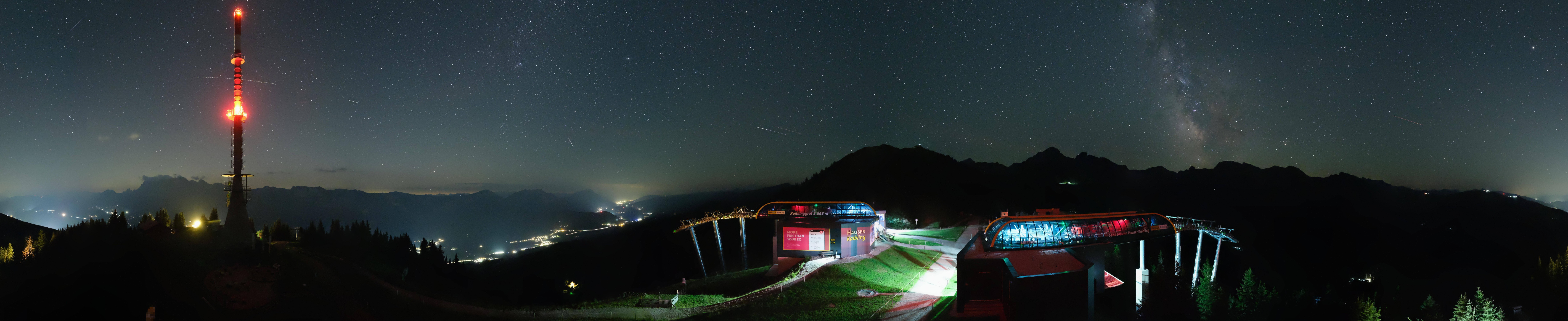 Archived image Webcam 360 degree Panoramic view Hauser Kaibling
