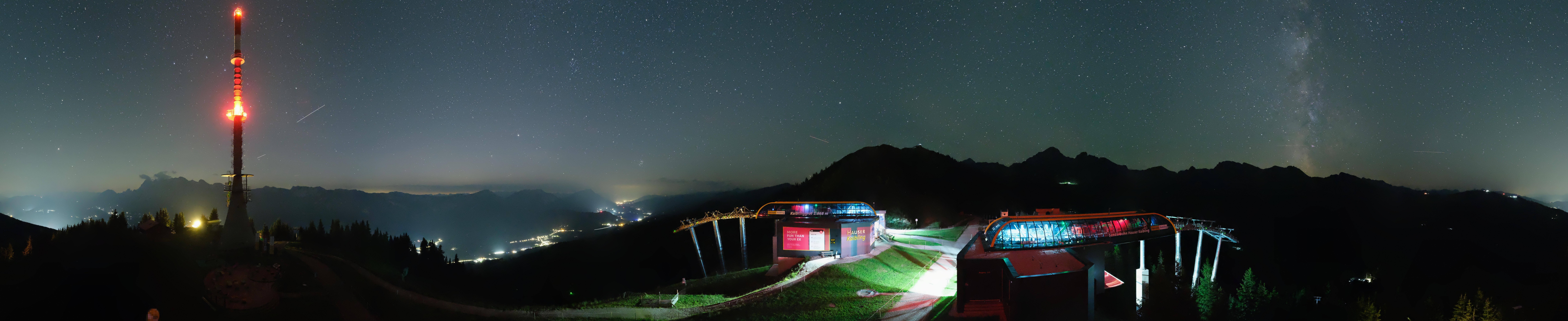 Archived image Webcam 360 degree Panoramic view Hauser Kaibling