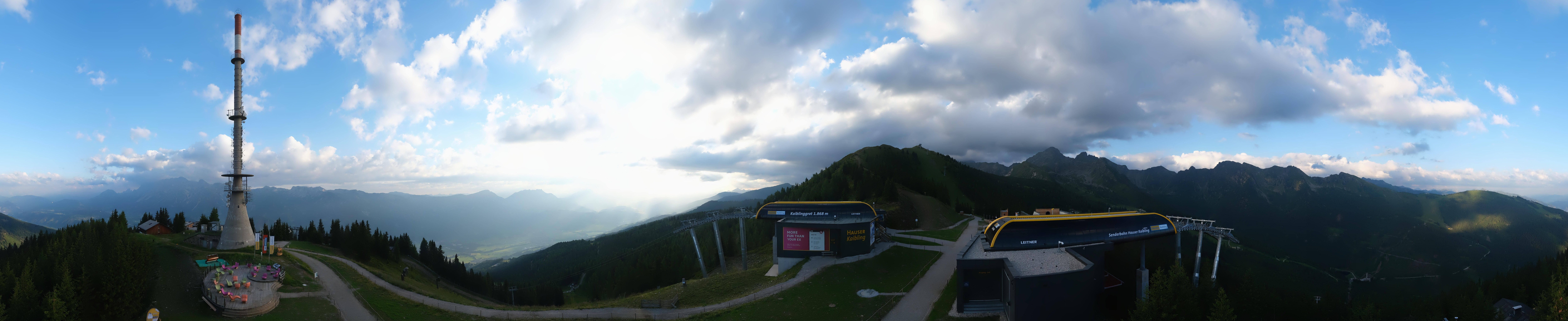 Archived image Webcam 360 degree Panoramic view Hauser Kaibling