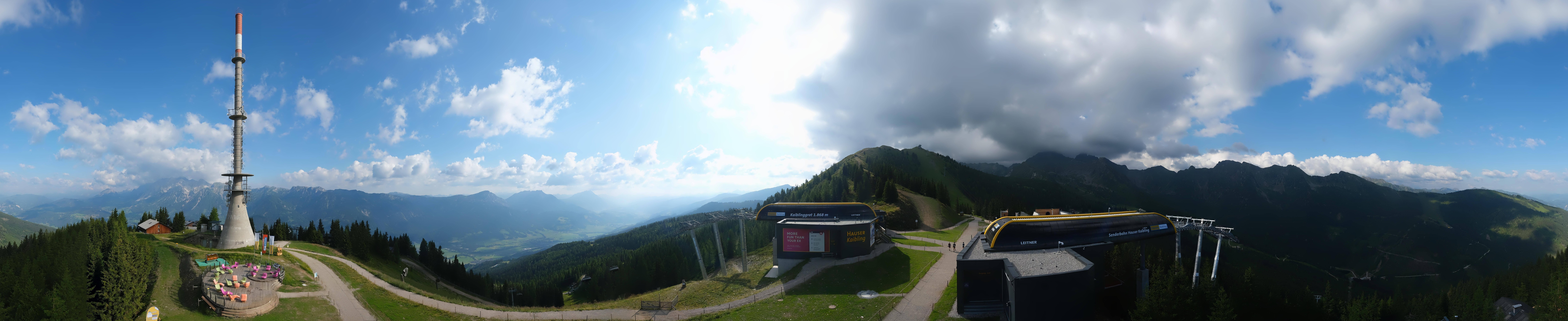 Archived image Webcam 360 degree Panoramic view Hauser Kaibling