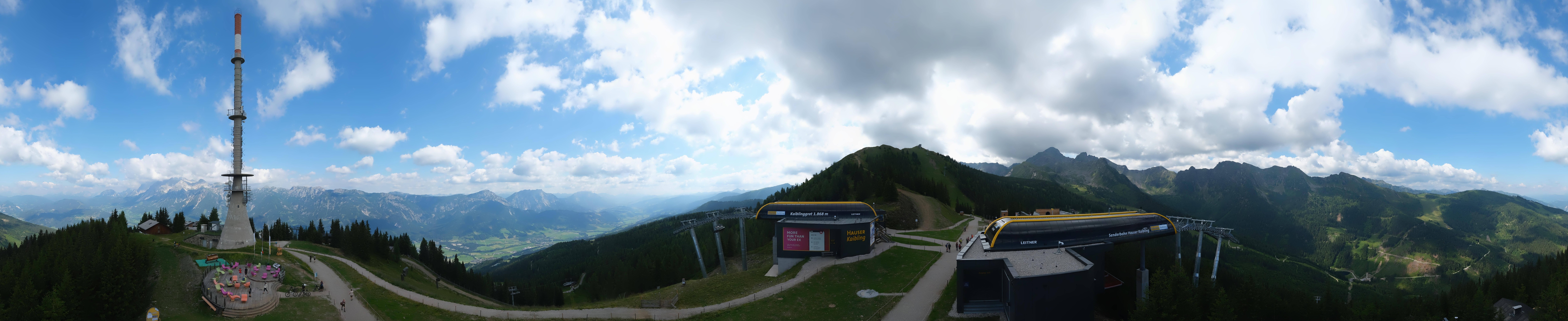 Archived image Webcam 360 degree Panoramic view Hauser Kaibling