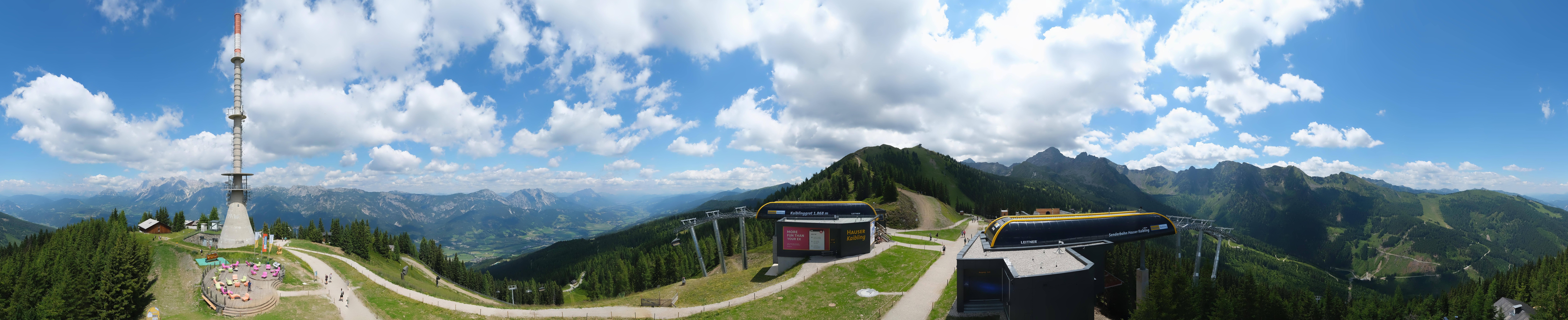 Archived image Webcam 360 degree Panoramic view Hauser Kaibling