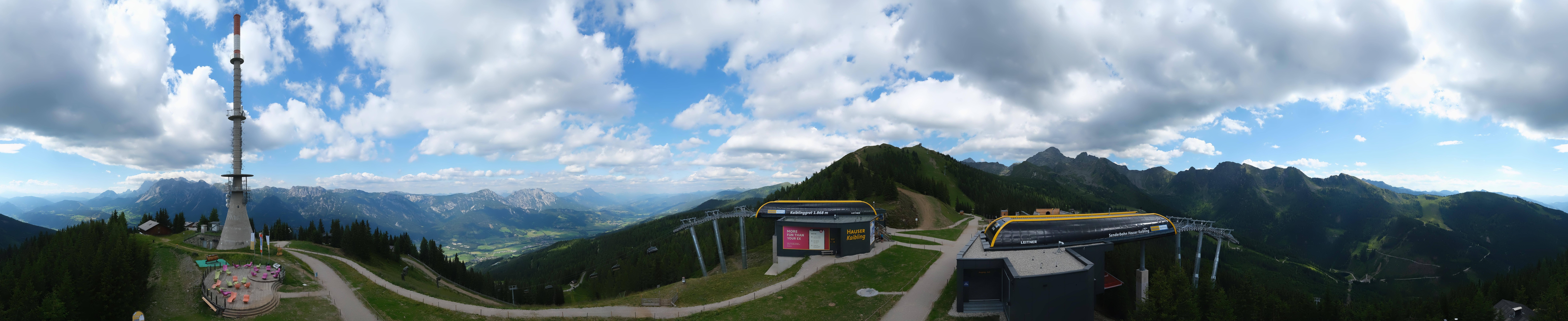 Archived image Webcam 360 degree Panoramic view Hauser Kaibling