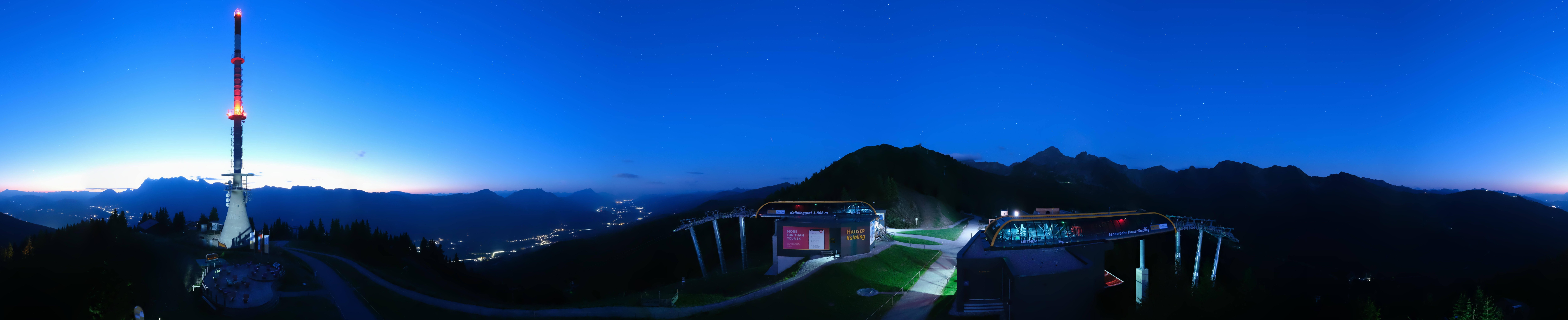 Archiv Foto Webcam Hauser Kaibling: Panorama Sendemast