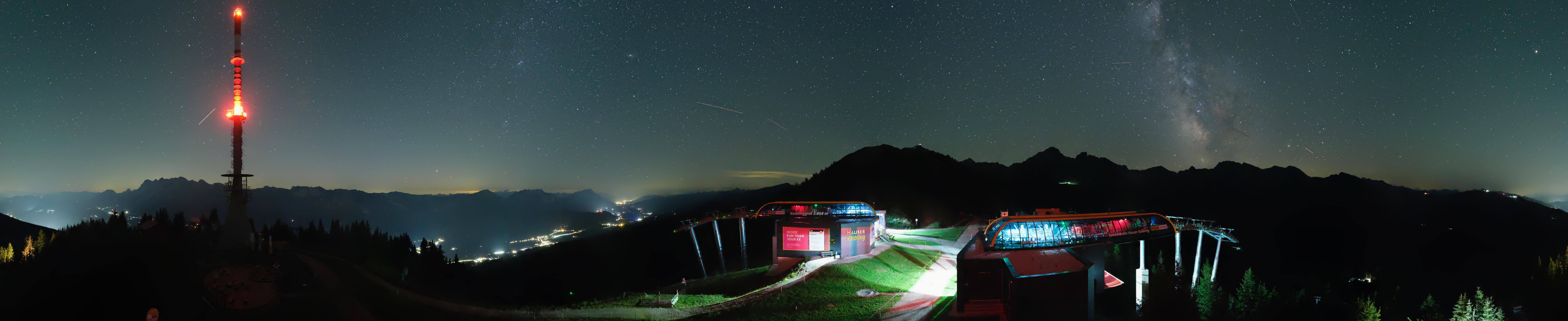 Archived image Webcam 360 degree Panoramic view Hauser Kaibling