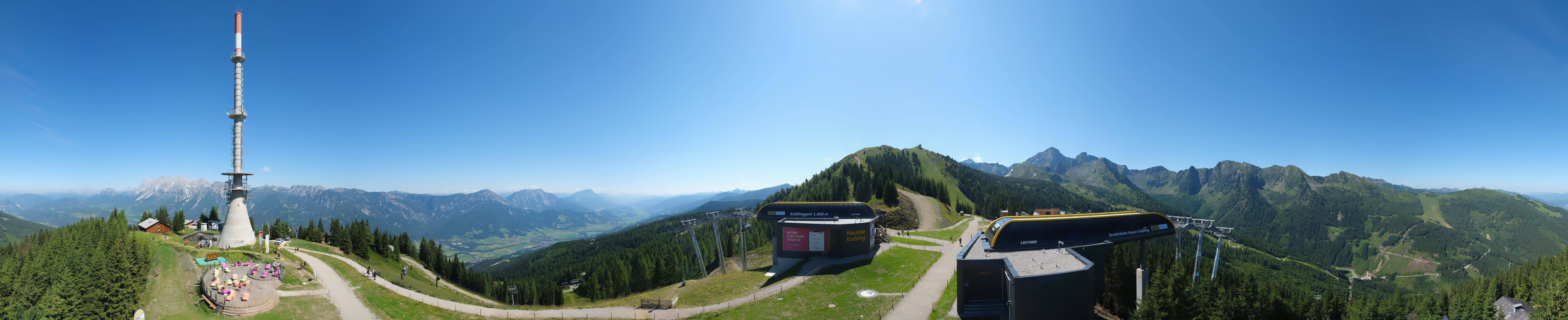 Archived image Webcam 360 degree Panoramic view Hauser Kaibling