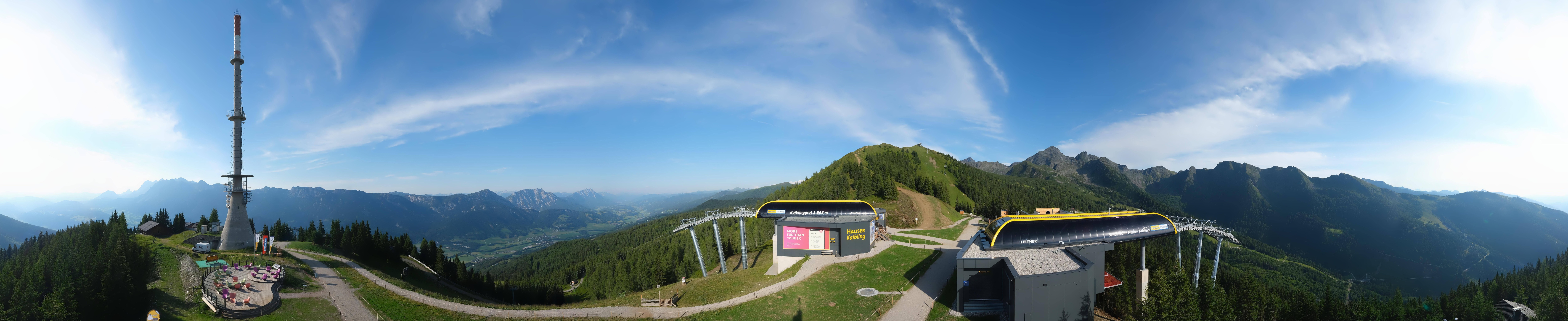 Archived image Webcam 360 degree Panoramic view Hauser Kaibling